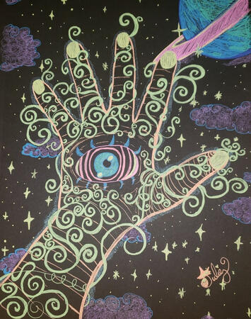 Surreal Hand-Eye